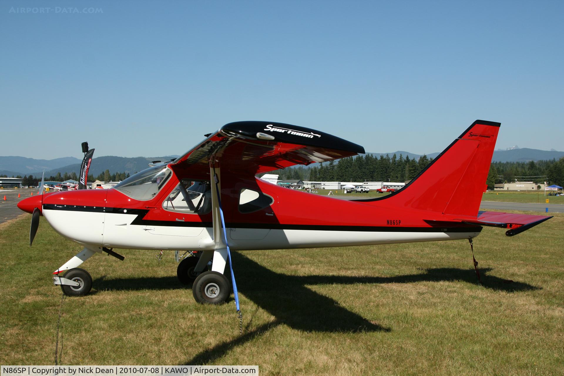 N86SP, 2007 Glasair GS-2 Sportsman C/N 7200, KAWO