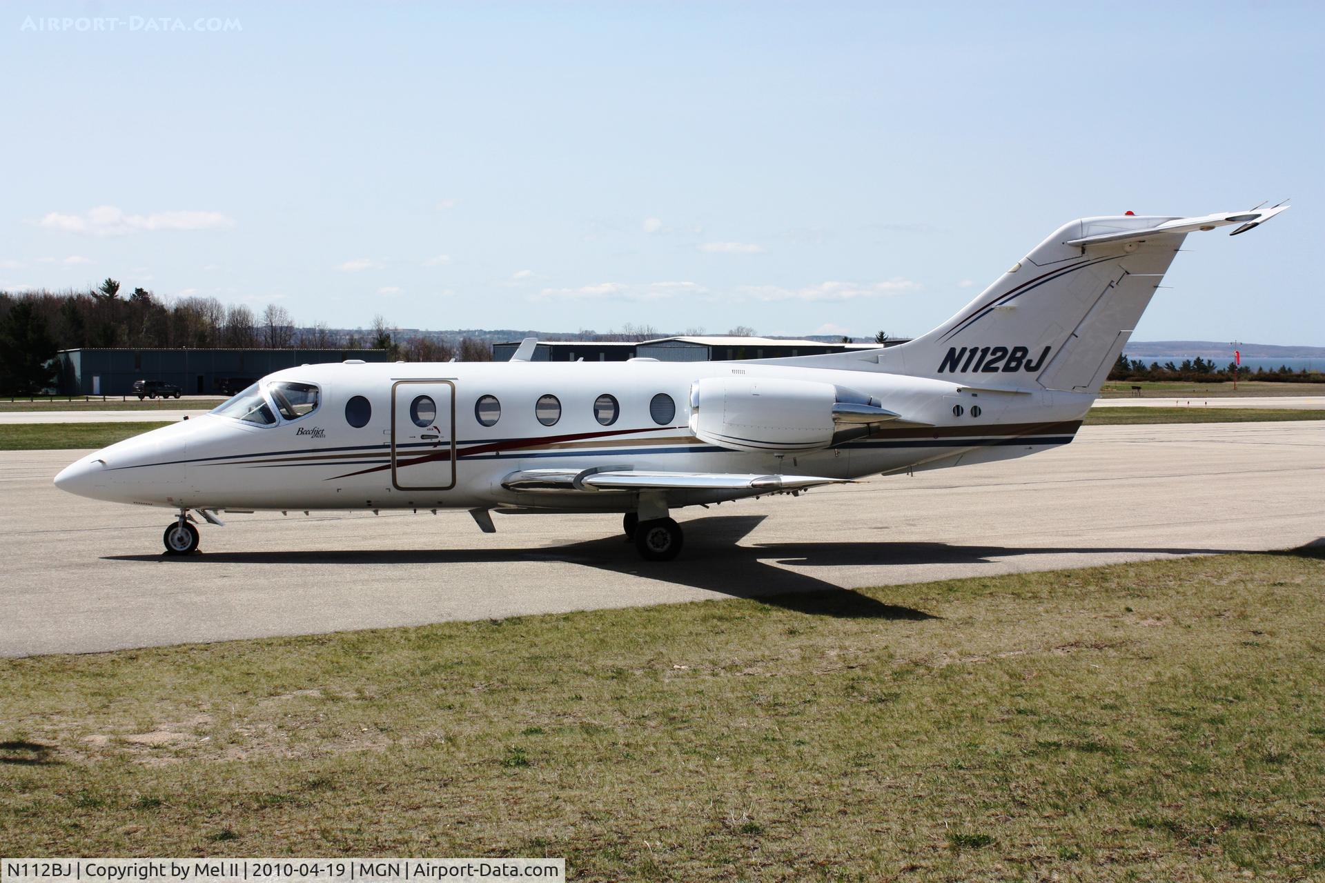 N112BJ, 1996 Beech 400A Beechjet C/N RK-112, Parked @ Harbor Springs Airport (MGN)