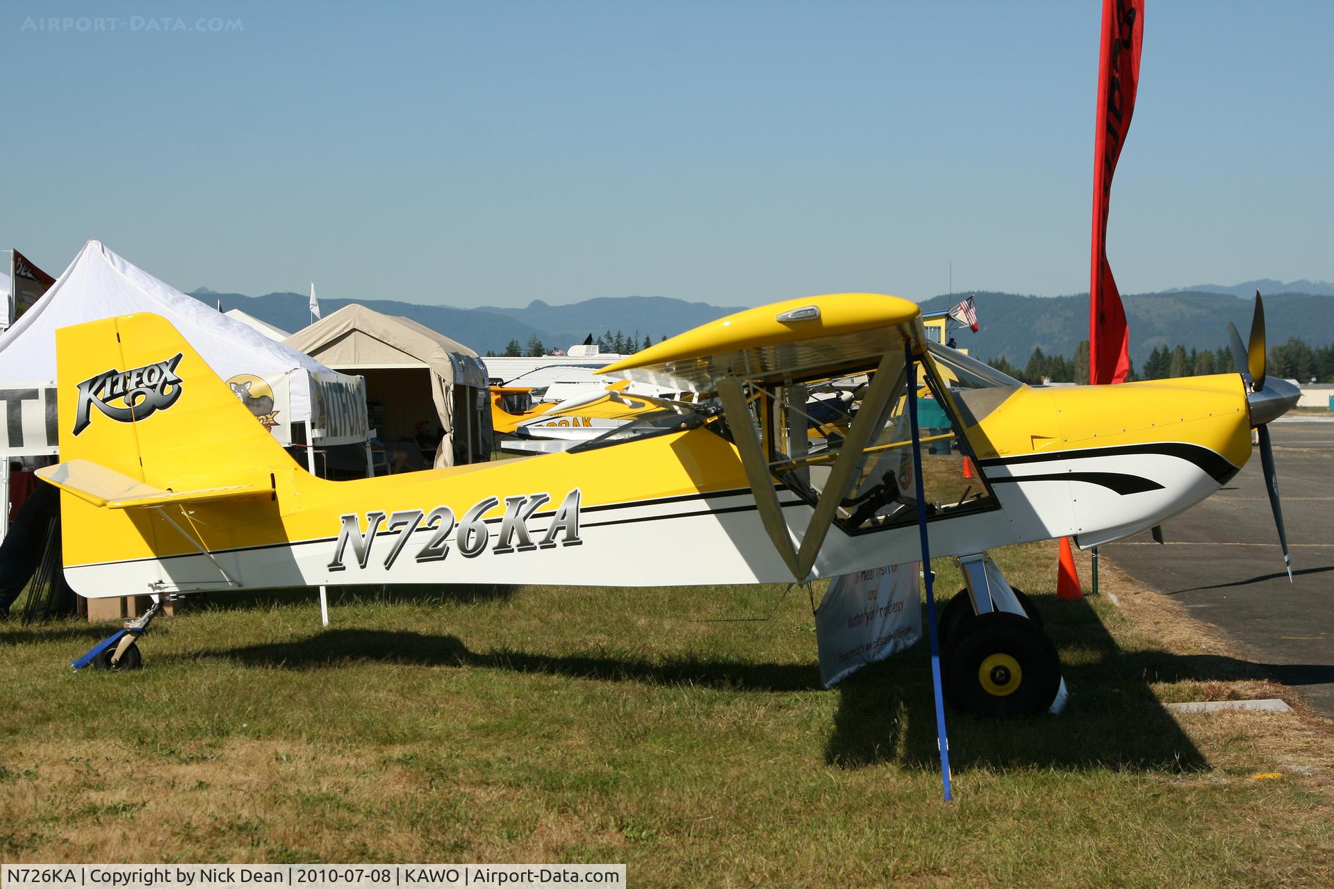 N726KA, Foxair Kitfox Light Sport C/N KA09046153, KAWO