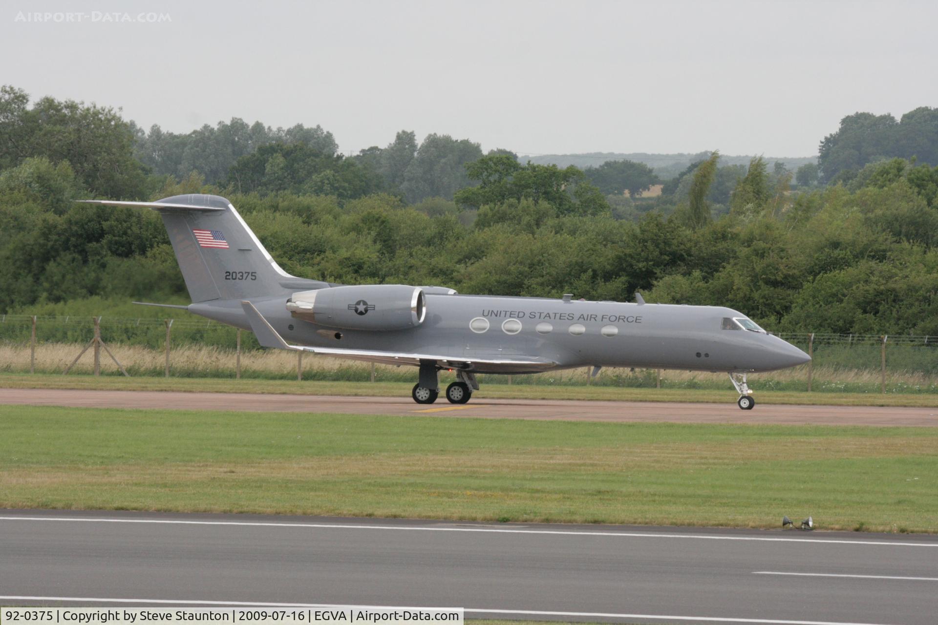 92-0375, 1992 Gulfstream Aerospace C-20H (Gulfstream III) C/N 1256, Taken at the Royal International Air Tattoo 2009
