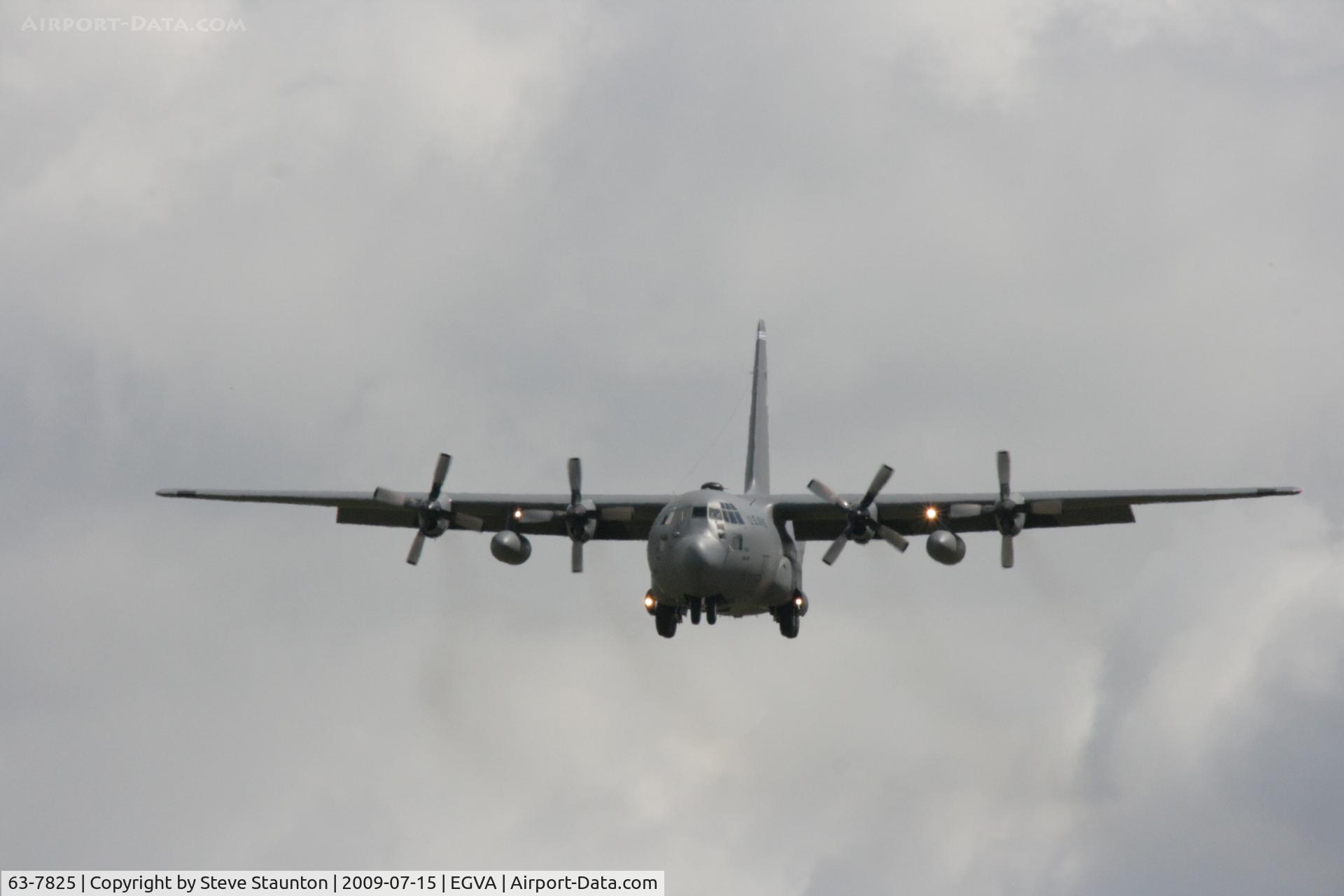 63-7825, 1963 Lockheed C-130E Hercules C/N 382-3893, Taken at the Royal International Air Tattoo 2009