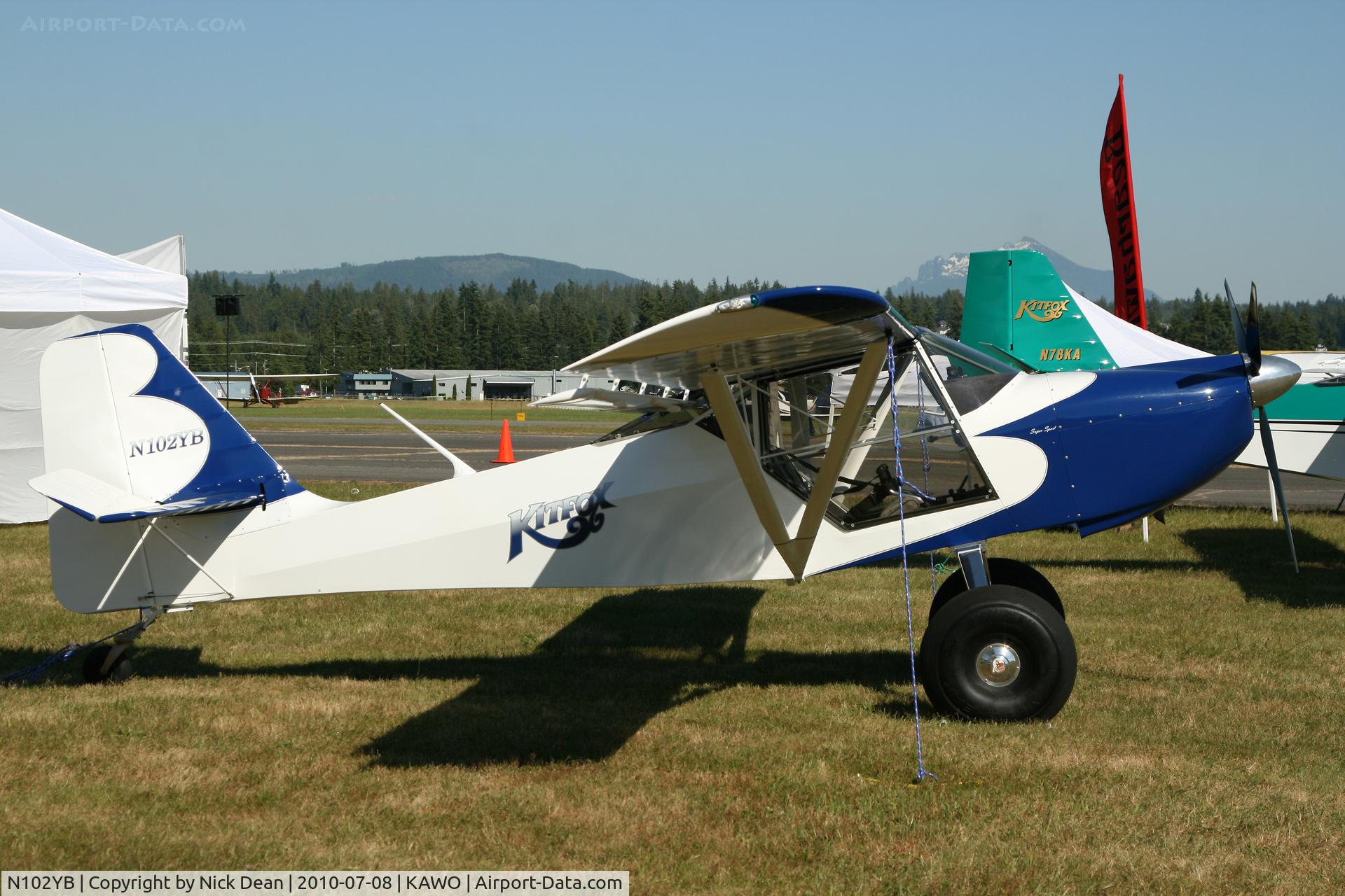 N102YB, 2003 Skystar Kitfox Series 7 C/N S60101051, KAWO