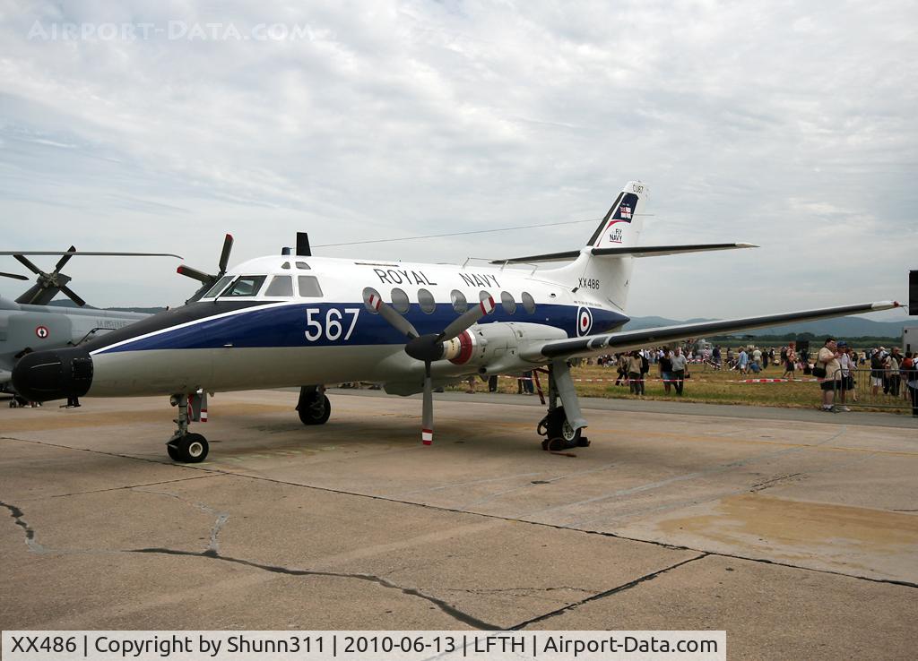 XX486, Scottish Aviation HP-137 Jetstream T.2 C/N 265, Static display during LFTH Open Day 2010...