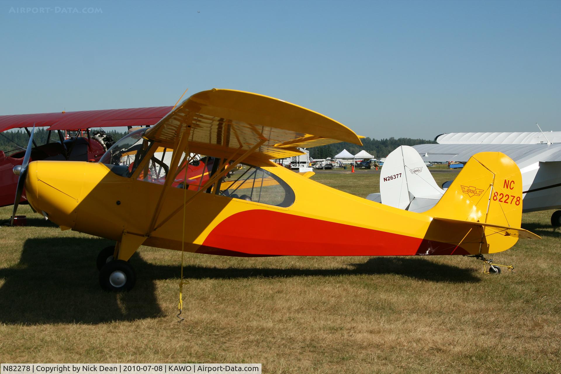 N82278, 1946 Aeronca 7AC Champion C/N 7AC-907, KAWO