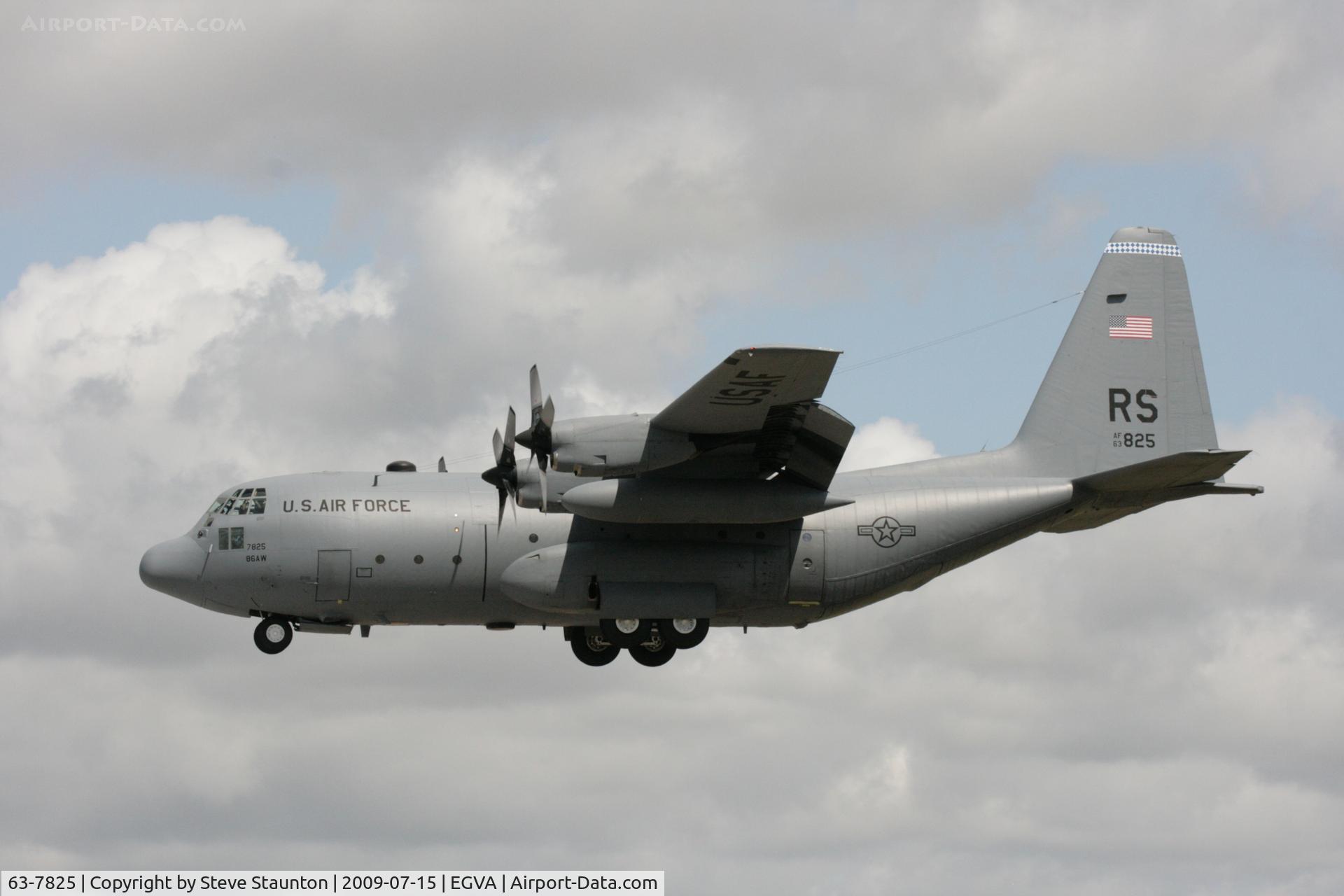 63-7825, 1963 Lockheed C-130E Hercules C/N 382-3893, Taken at the Royal International Air Tattoo 2009