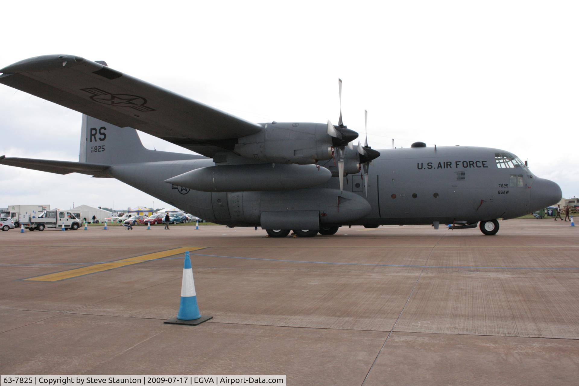 63-7825, 1963 Lockheed C-130E Hercules C/N 382-3893, Taken at the Royal International Air Tattoo 2009