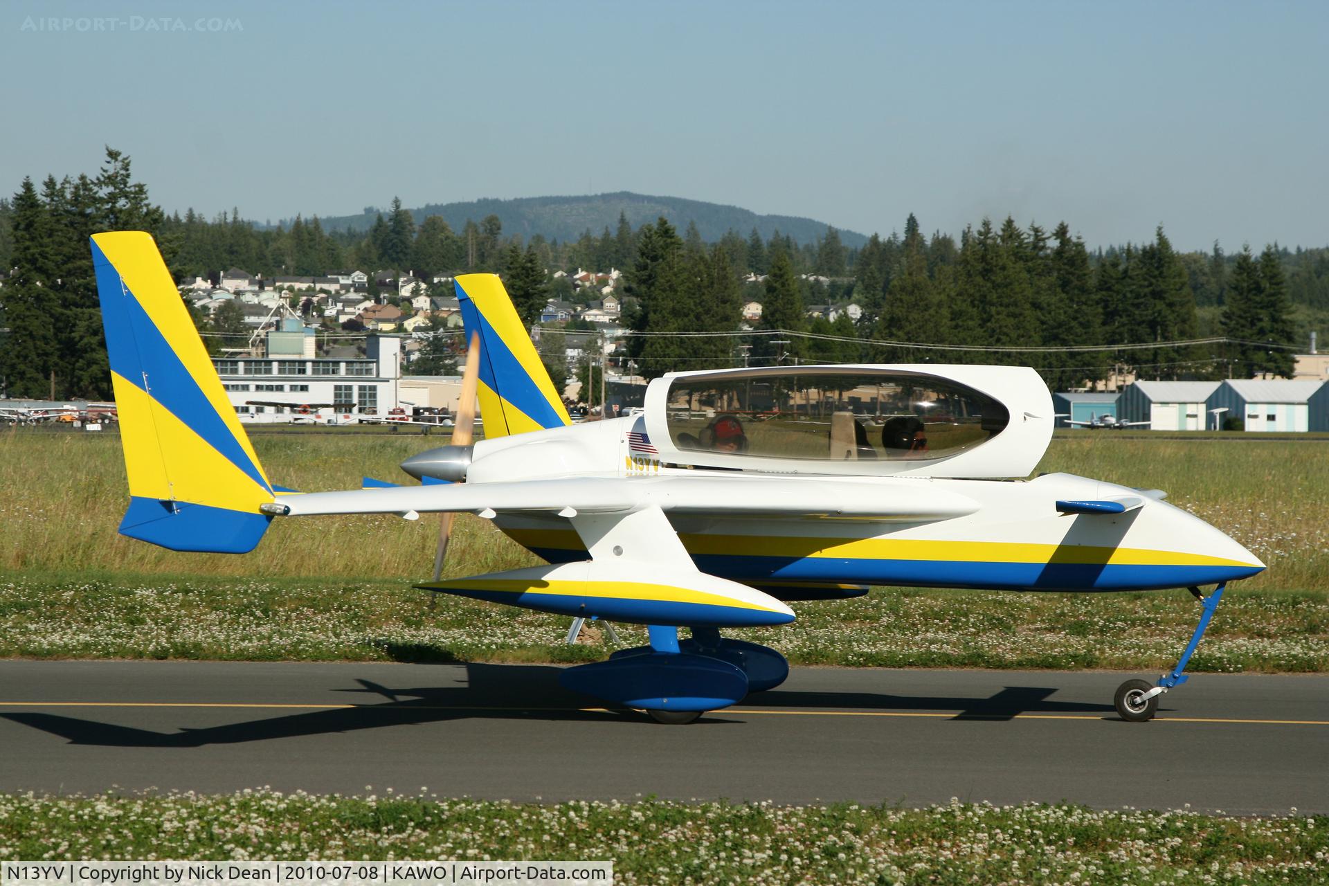N13YV, 1984 Rutan Long-EZ C/N 2137, KAWO