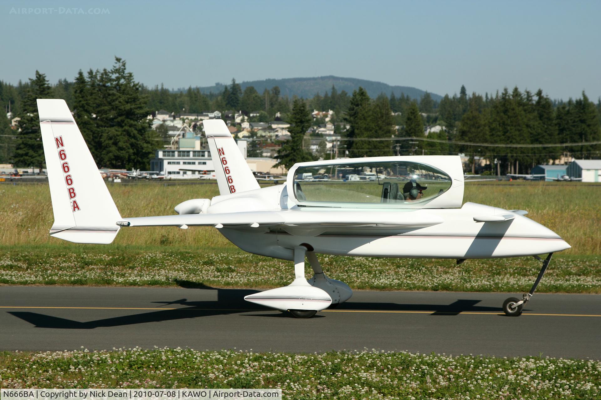 N666BA, 1998 Rutan Long-EZ C/N 898, KAWO