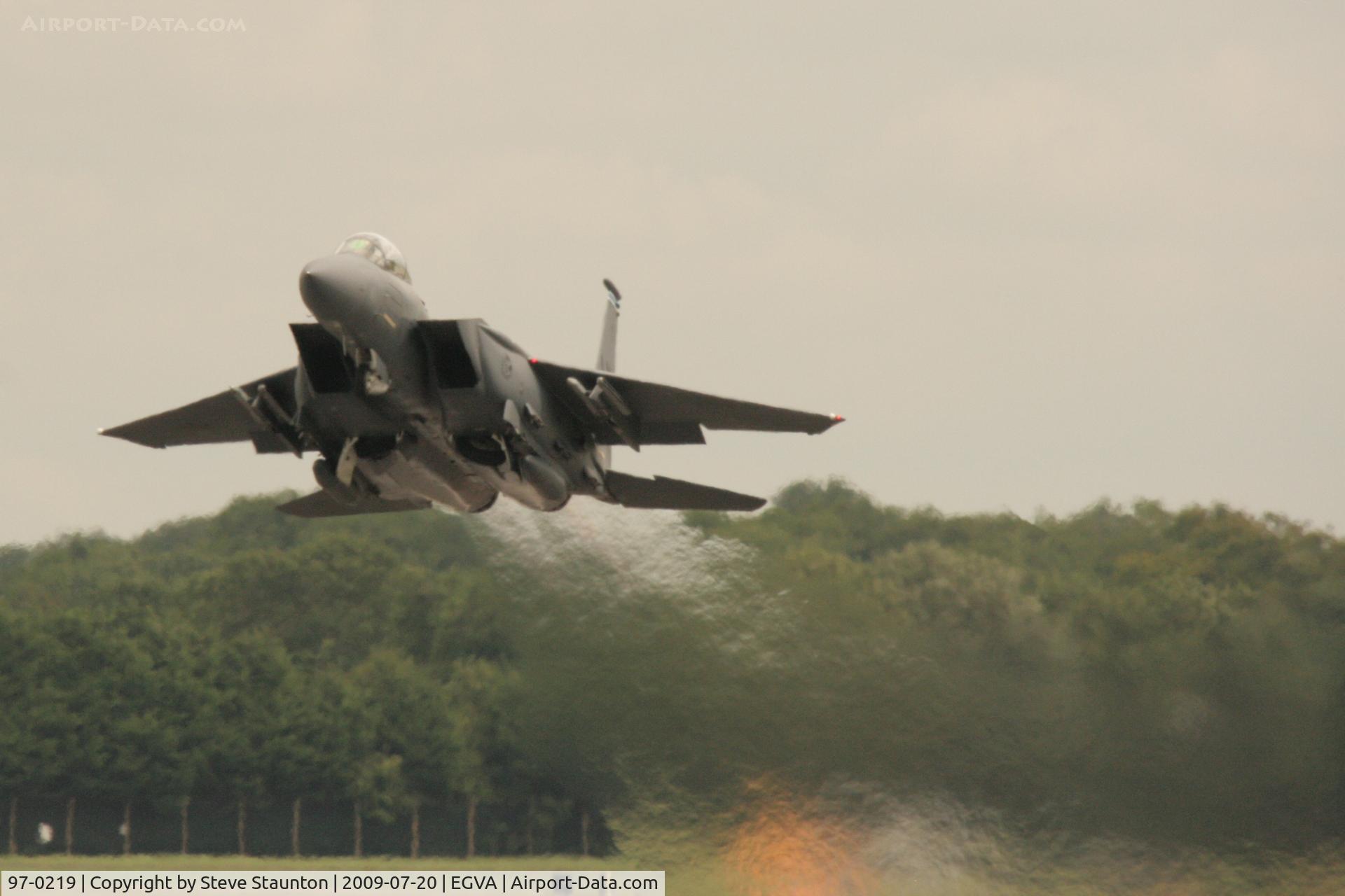 97-0219, McDonnell Douglas F-15E-61-MC Strike Eagle Strike Eagle C/N 1357/E218, Taken at the Royal International Air Tattoo 2009