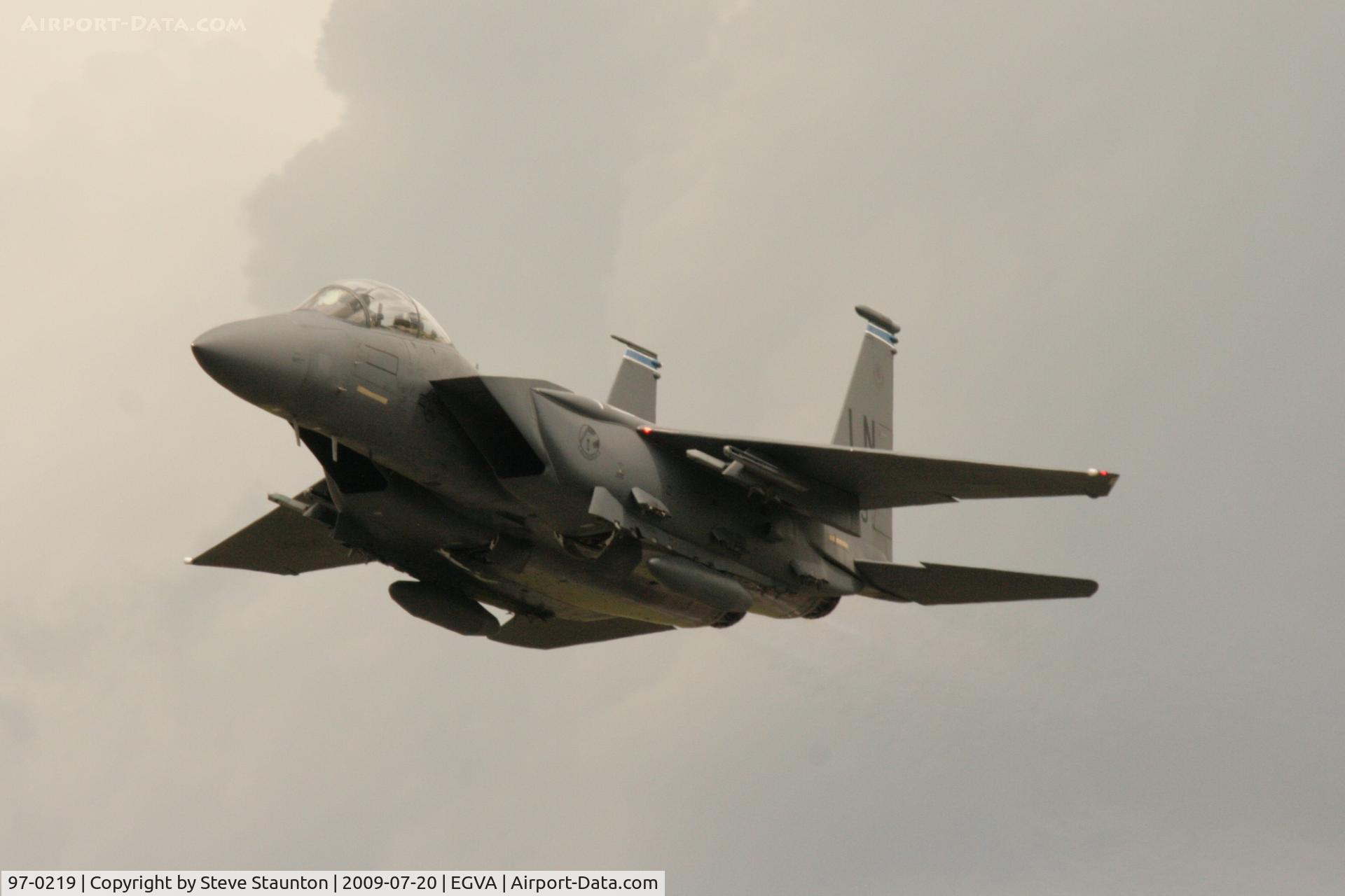 97-0219, McDonnell Douglas F-15E-61-MC Strike Eagle Strike Eagle C/N 1357/E218, Taken at the Royal International Air Tattoo 2009