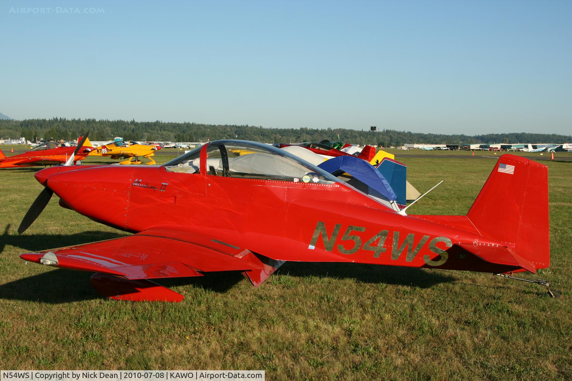 N54WS, 1991 Bushby Mustang II C/N WS-1, KAWO