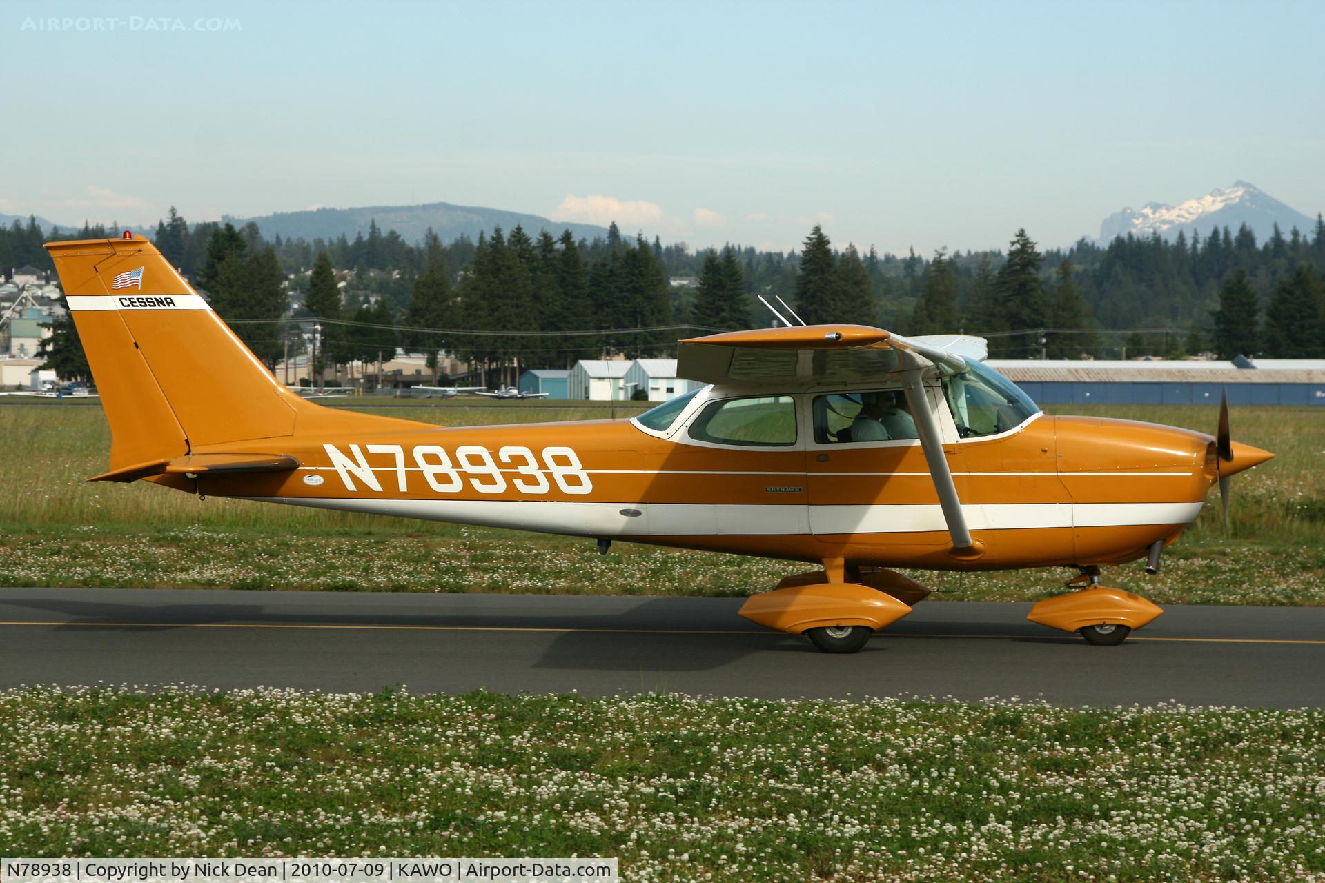 N78938, 1968 Cessna 172K Skyhawk C/N 17257794, KAWO