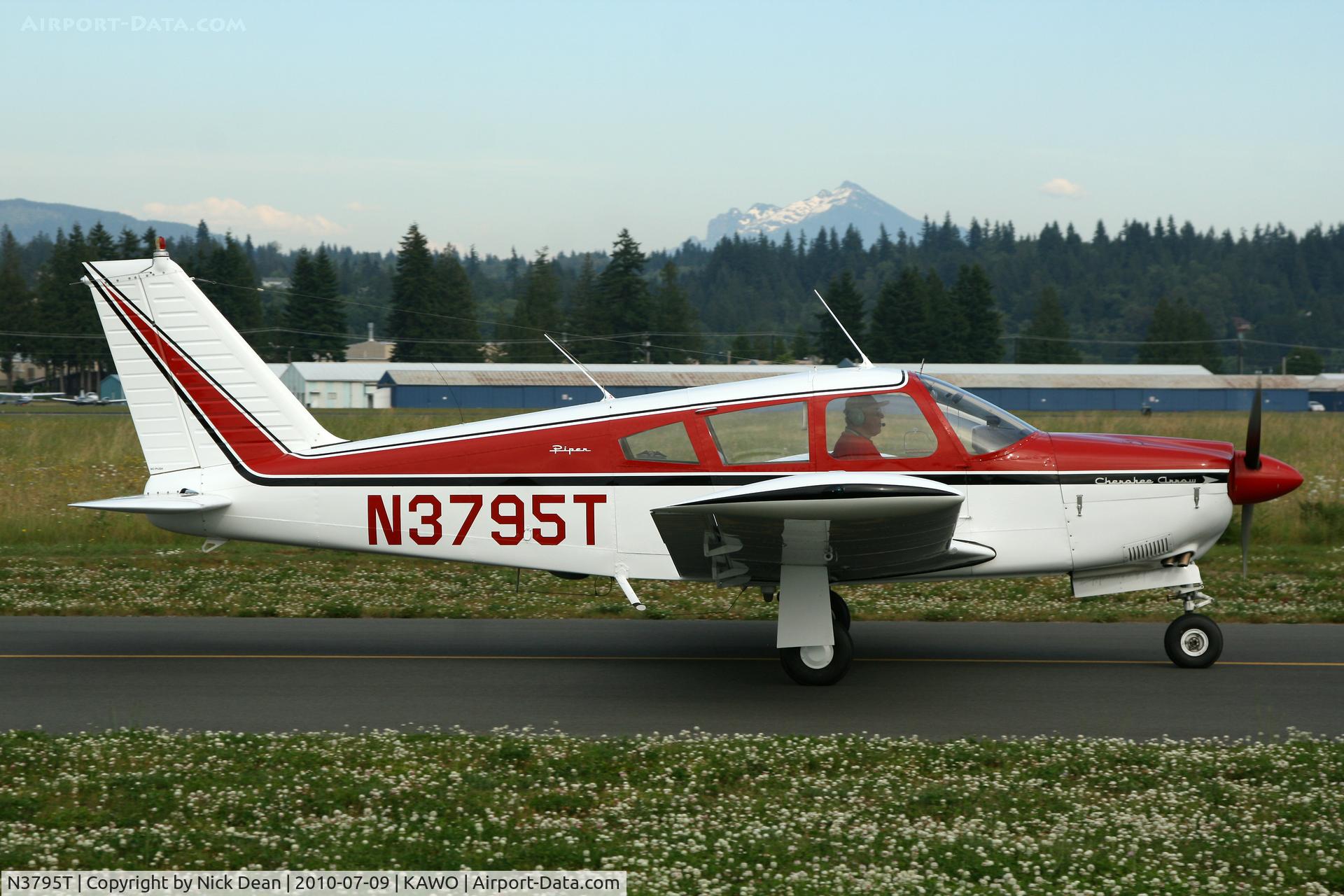 N3795T, 1967 Piper PA-28R-180 Cherokee Arrow C/N 28R-30108, KAWO