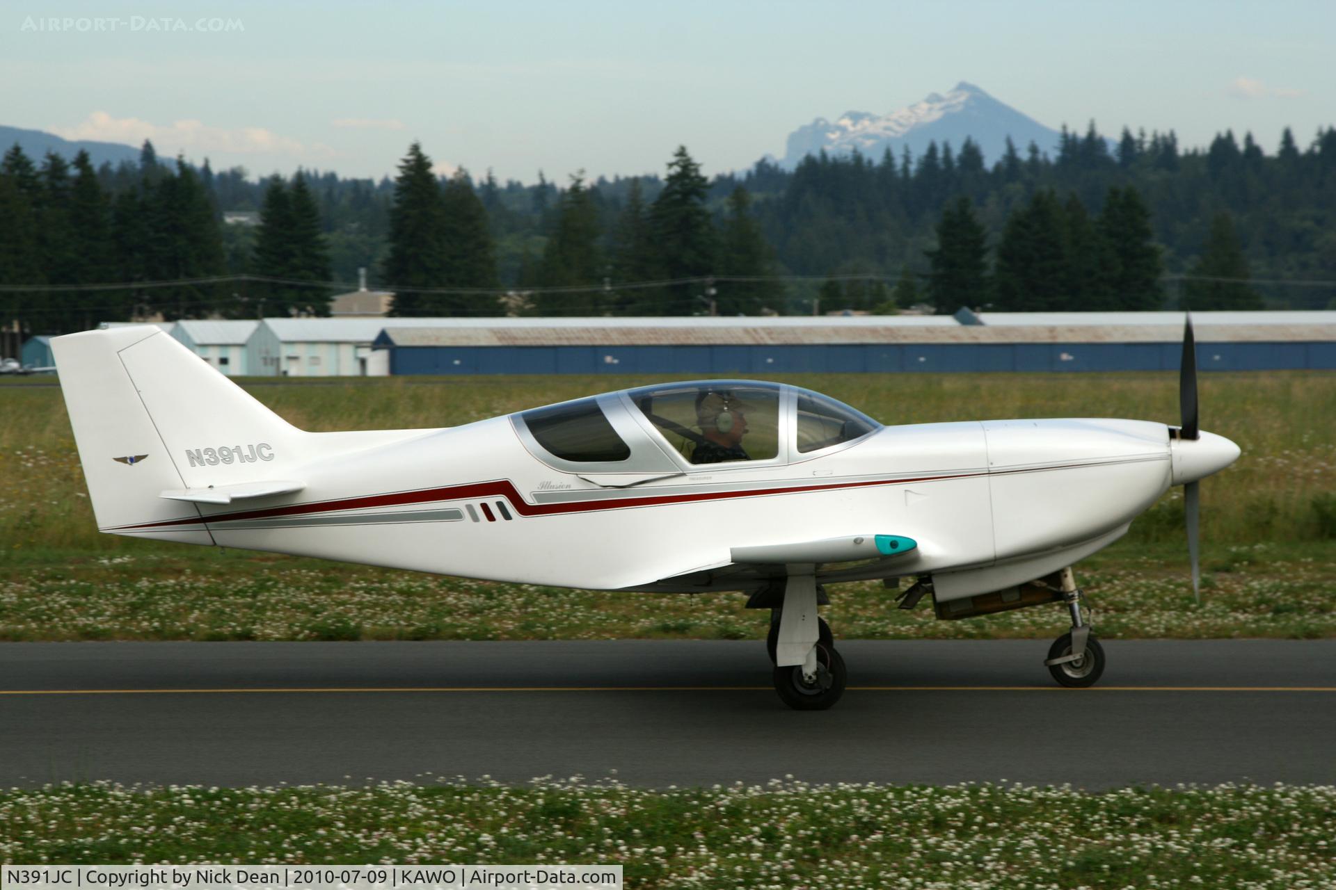 N391JC, 1988 Stoddard-Hamilton Glasair SH-2R C/N 508, KAWO