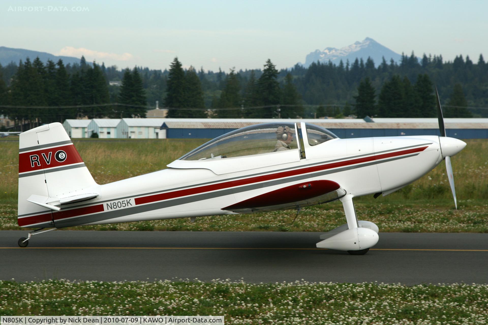 N805K, 2006 Vans RV-8 C/N 81470, KAWO