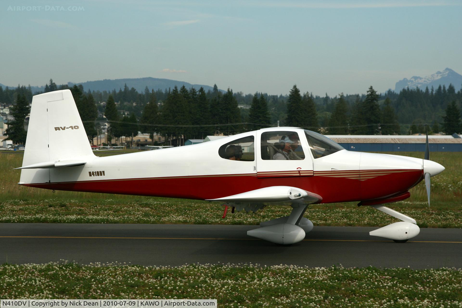 N410DV, 2007 Vans RV-10 C/N 40493, KAWO