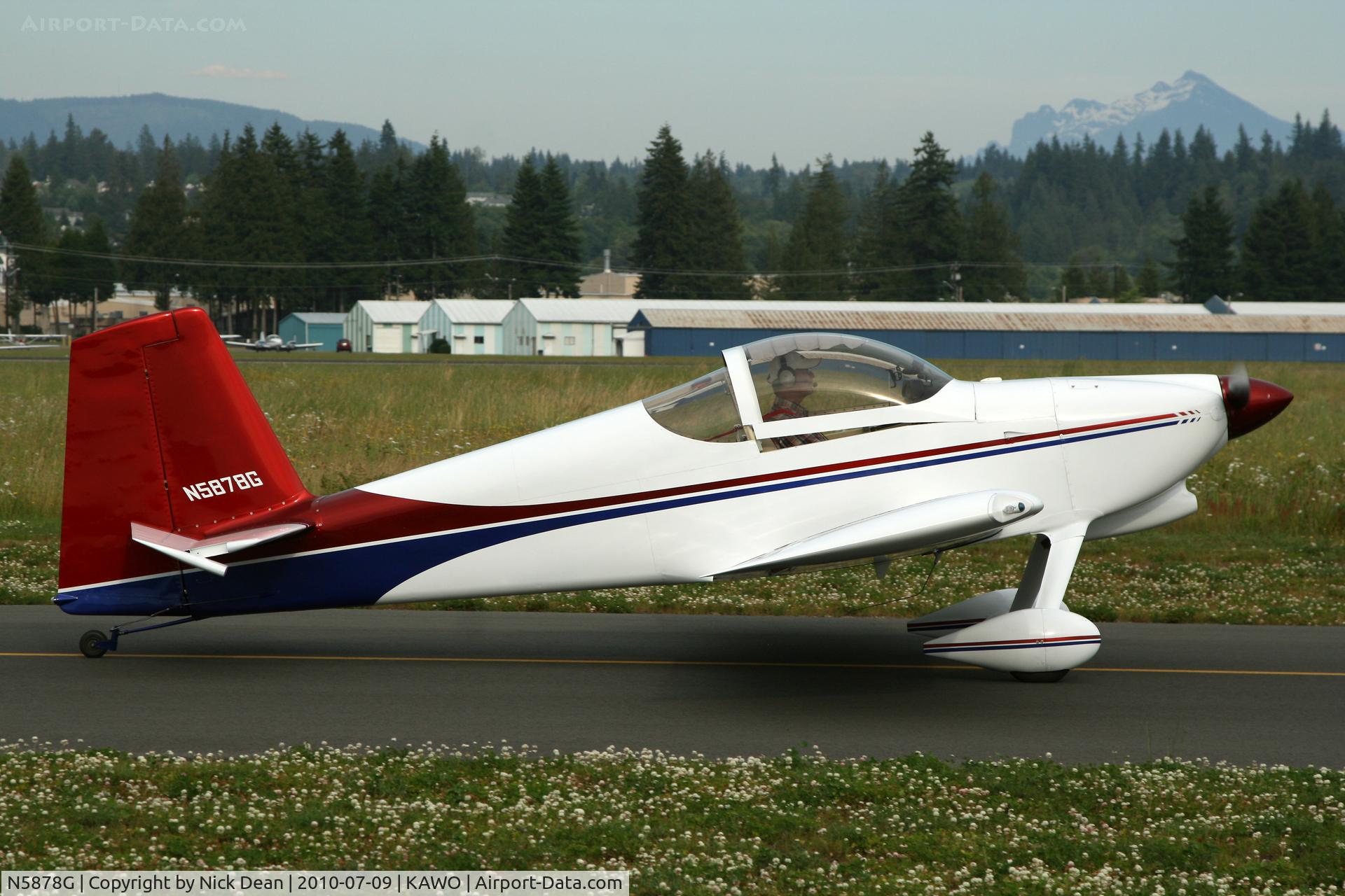 N5878G, 2005 Vans RV-7 C/N 70179, KAWO