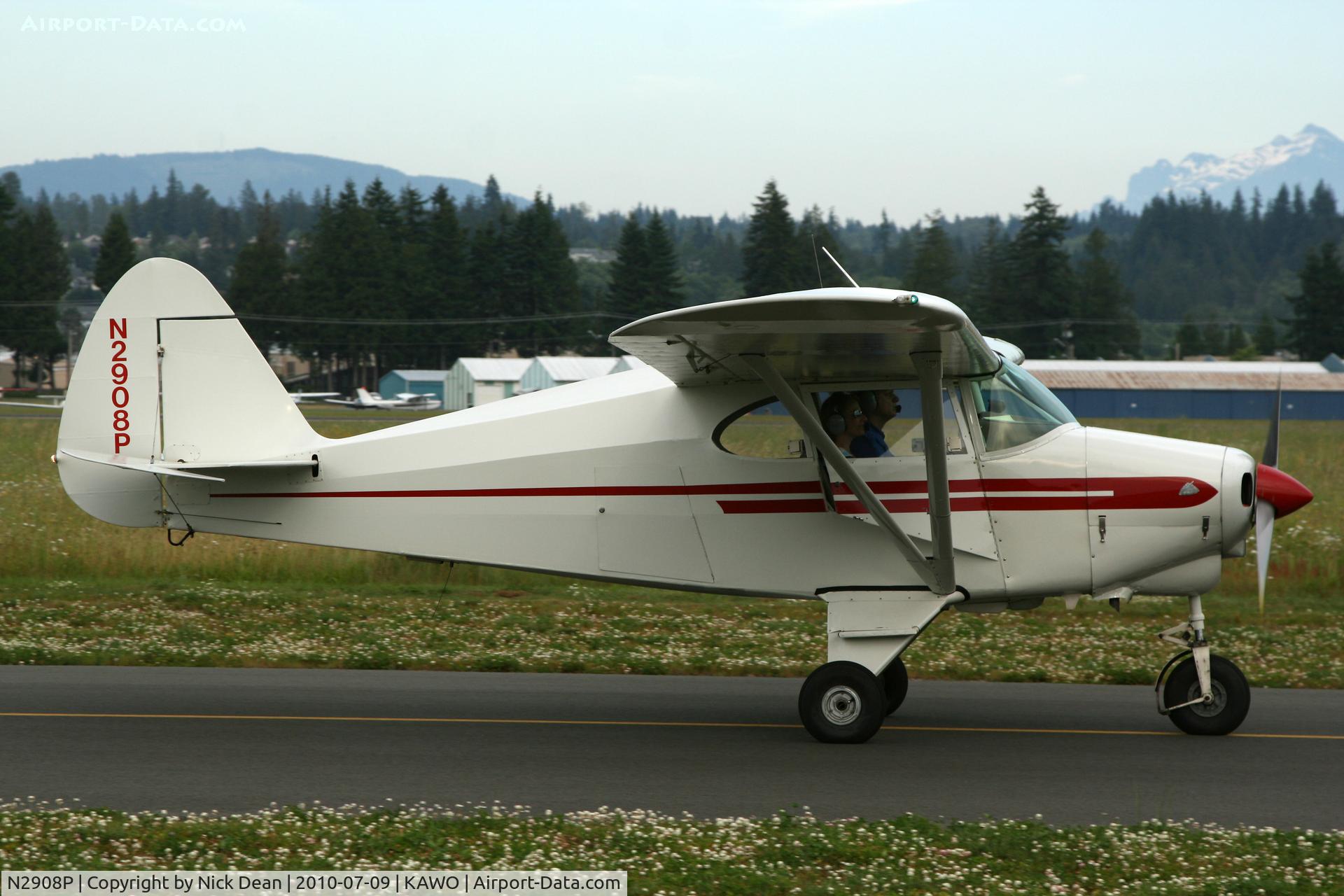 N2908P, 1955 Piper PA-22-150 C/N 22-3176, KAWO