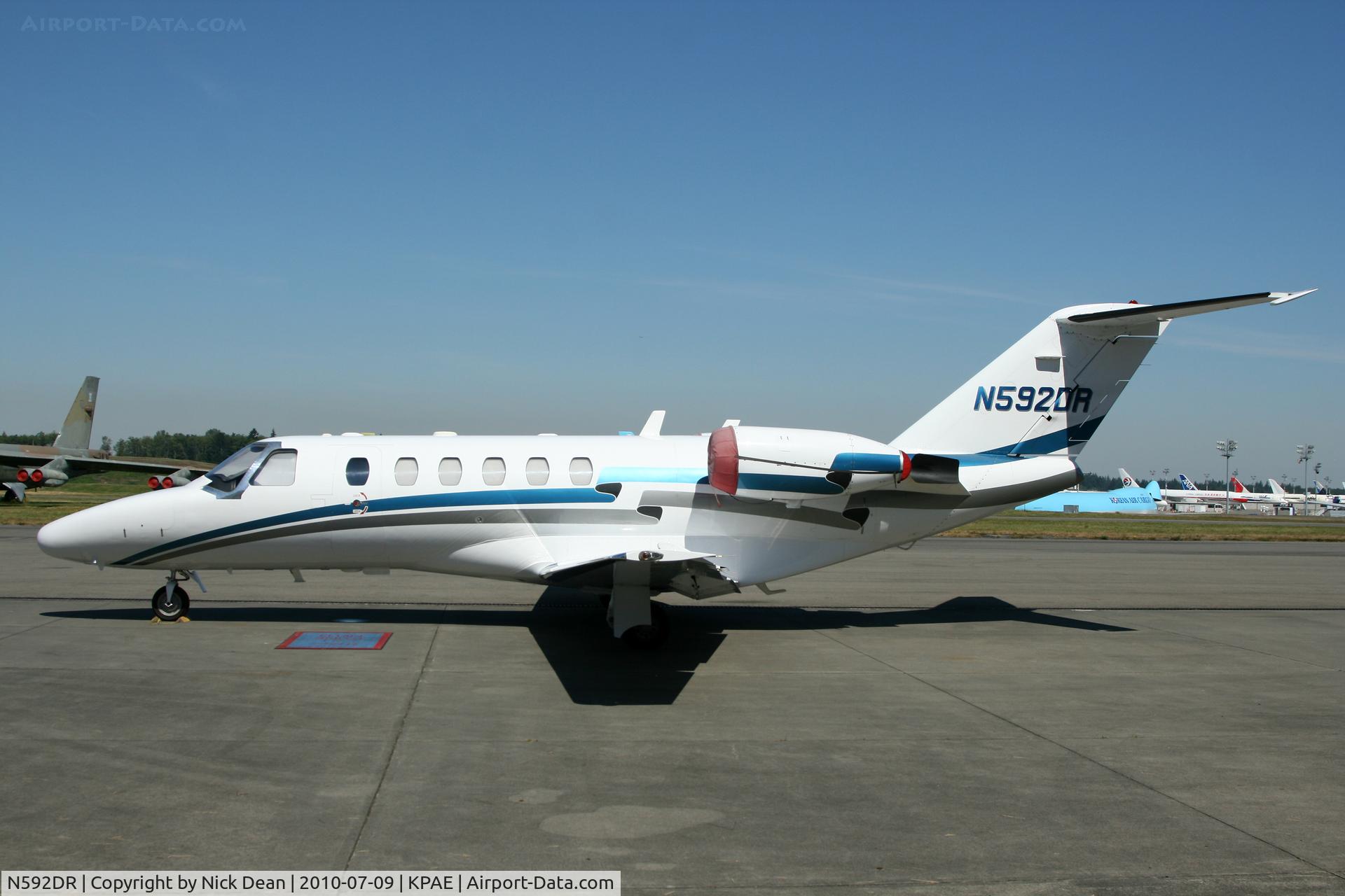 N592DR, 2001 Cessna 525A CitationJet CJ2 C/N 525A0028, KPAE