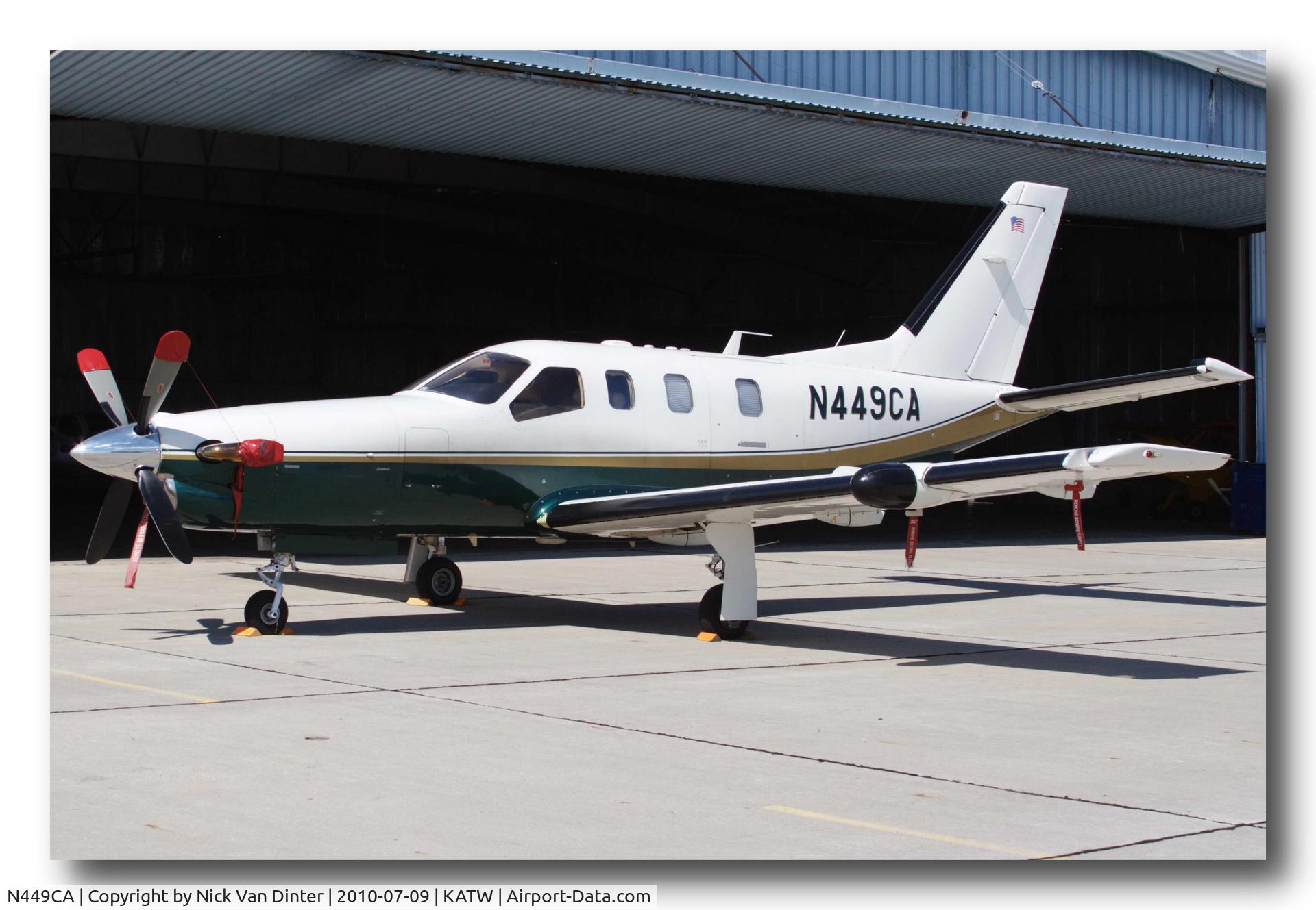 N449CA, 1999 Socata TBM-700 C/N 150, On the Ramp at ATW.