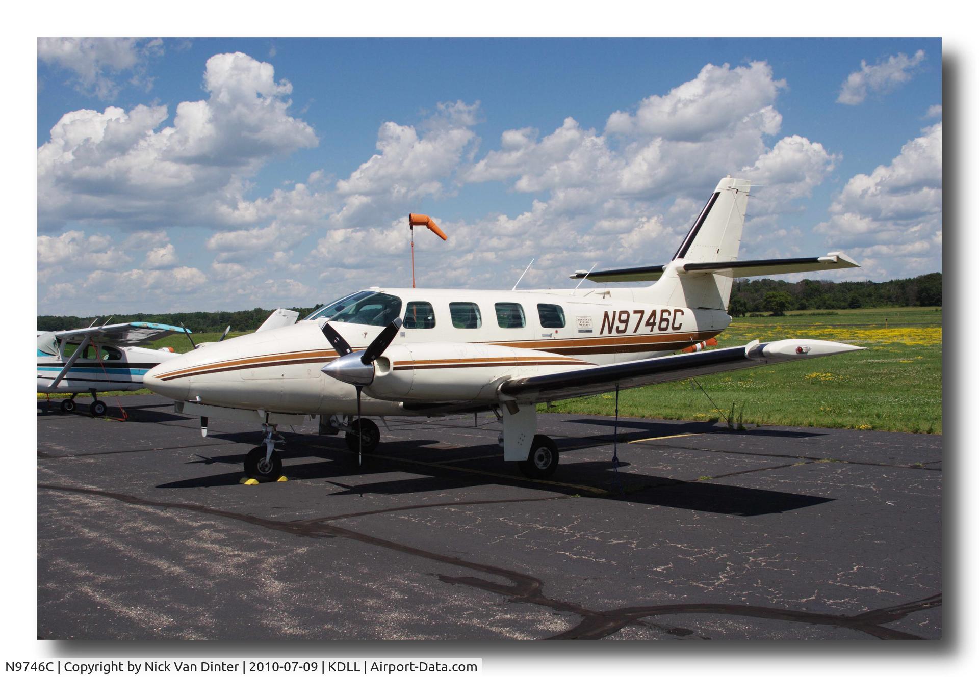 N9746C, 1983 Cessna T303 Crusader C/N T30300210, On the Ramp at DLL.