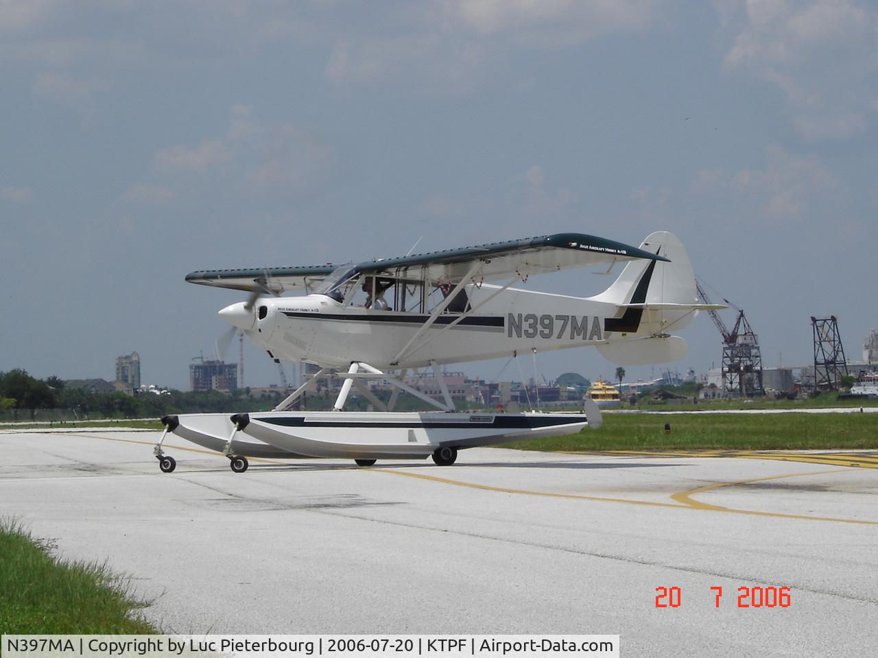 N397MA, Eurocopter AS-350BA Ecureuil C/N 1506, Engine run-up prior to take-off from Tampa