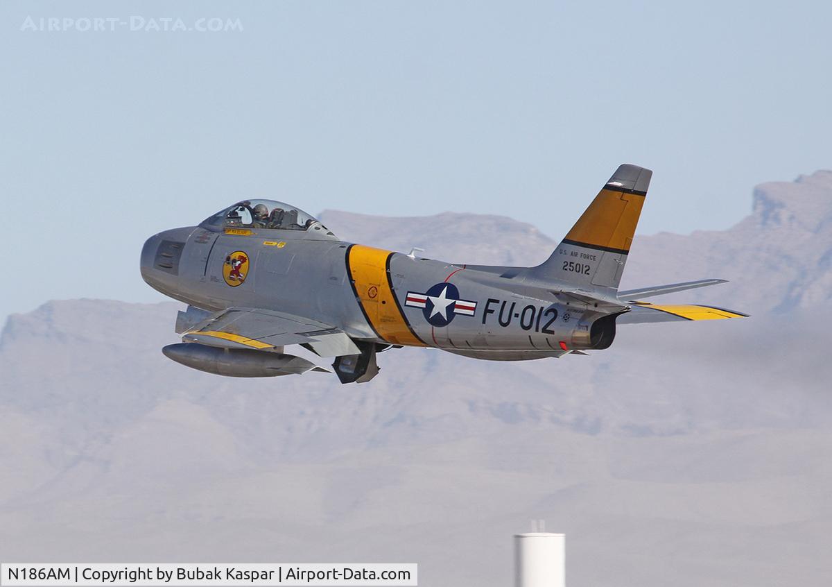 N186AM, 1952 North American F-86F Sabre C/N 191-708, Las Vegas