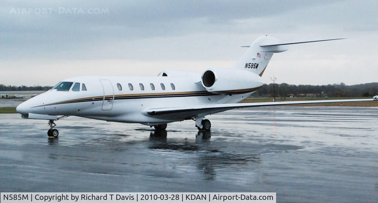 N585M, 1999 Cessna 750 Citation X C/N 750-0096, 1999 Cessna 750 in Danville Va.
