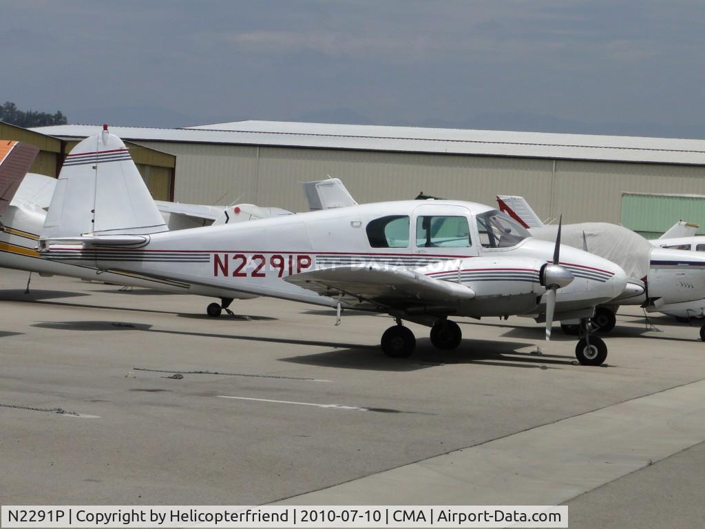 N2291P, 1957 Piper PA-23 Apache C/N 23-902, Parked on the eastside