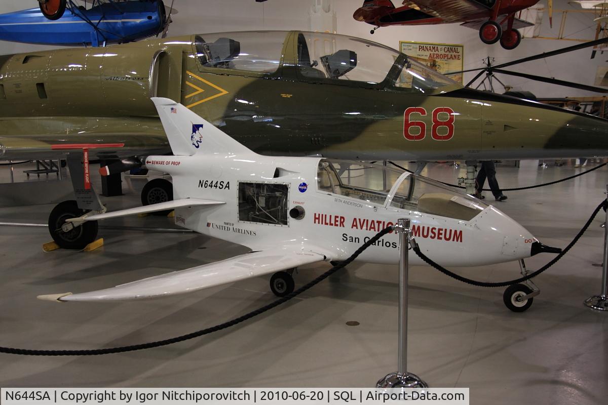 N644SA, Bede BD-5B C/N 1 (N644SA), On display in Hiller Aviation Museum.