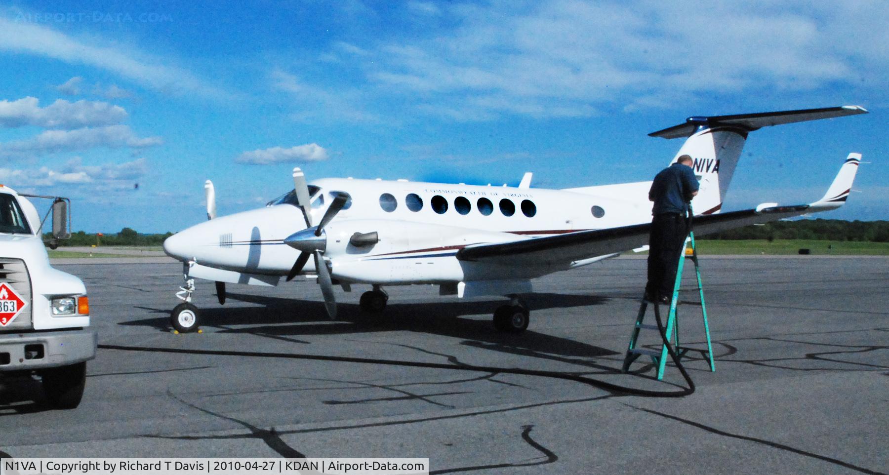 N1VA, 2007 Hawker Beechcraft 350 King Air (B300) C/N FL-549, 2007 Hawker Beechcraft B300 in Danville Va.. Va. Dept of Aviation..