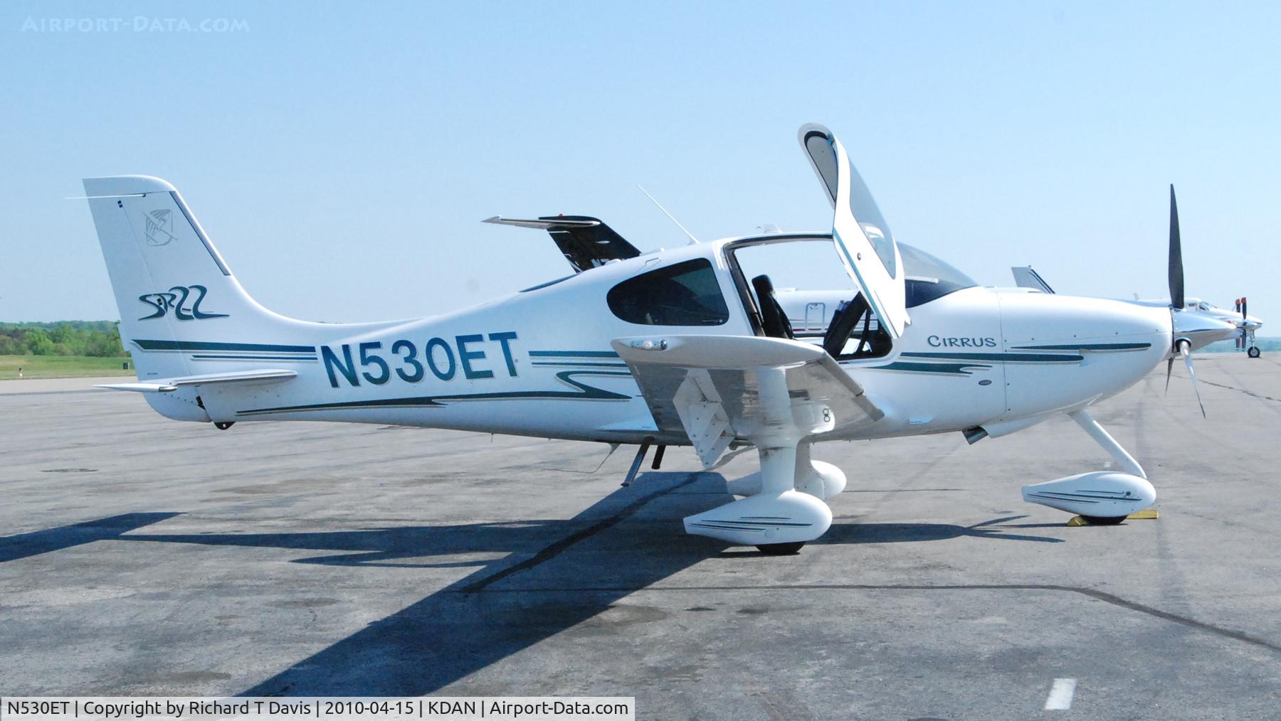 N530ET, Cirrus SR22 C/N 3471, Cirrus SR22 in Danville Va.