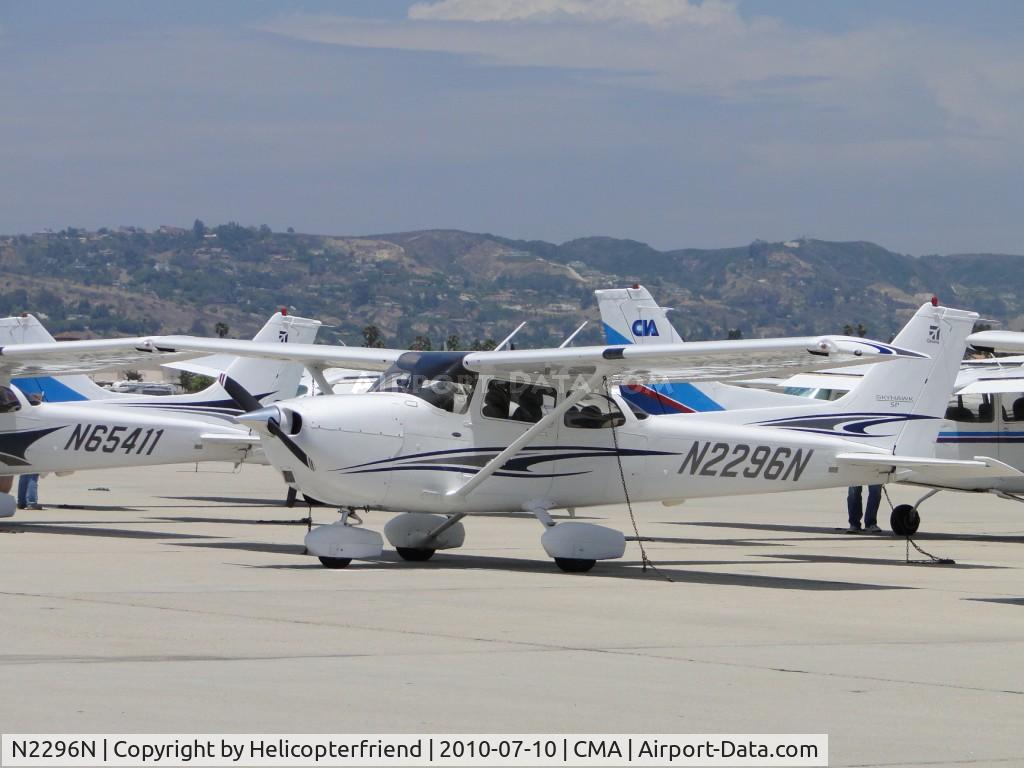 N2296N, 2005 Cessna 172S C/N 172S9967, Parked by cafe