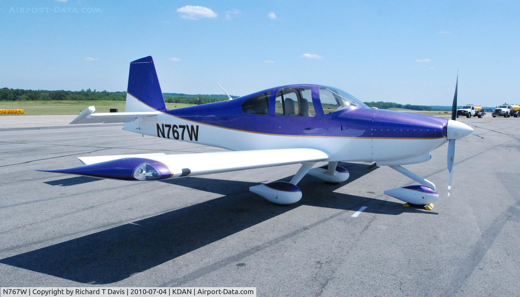 N767W, Vans RV-10 C/N 40392, Ronald Wayne Williams Jr. RV10 in Danville Va.