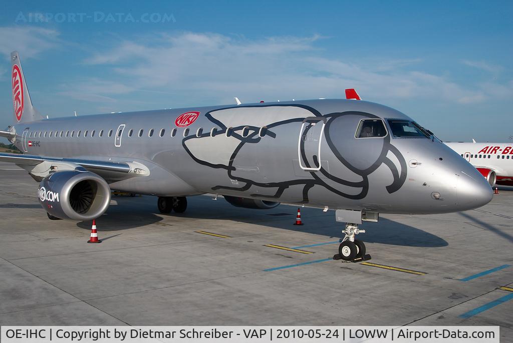 OE-IHC, 2010 Embraer 190LR (ERJ-190-100LR) C/N 19000349, Fly Niki Embraer 190