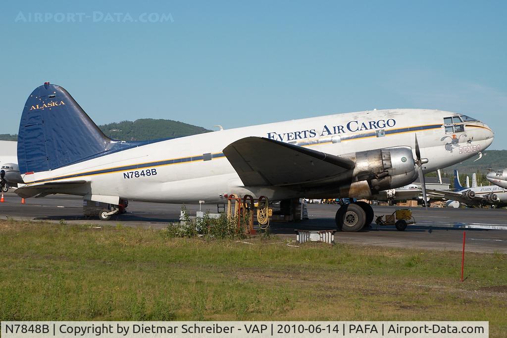 N7848B, 1942 Curtiss C-46R Commando C/N 273, Everts Air Cargo Curtiss C46