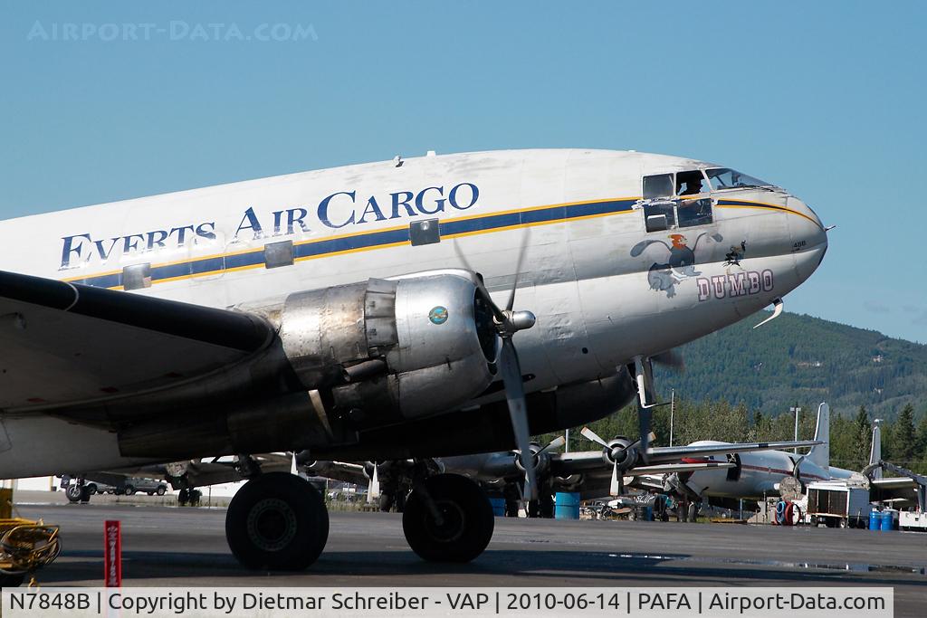 N7848B, 1942 Curtiss C-46R Commando C/N 273, Everts Air Cargo Curtiss C46