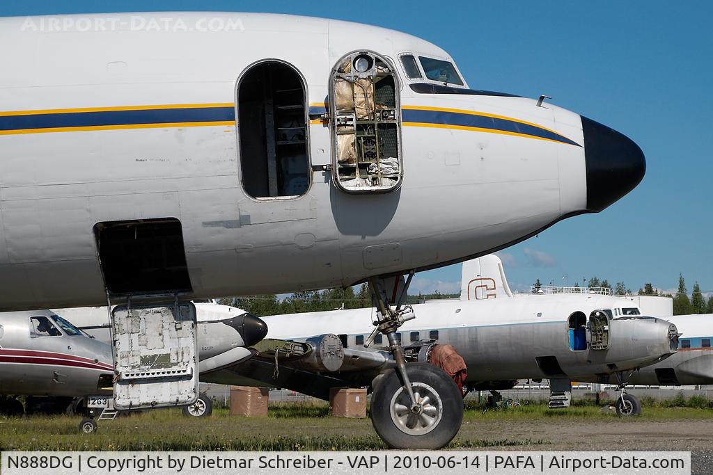 N888DG, 1956 Douglas VC-118A Liftmaster (DC-6A) C/N 44675, Everts Air Cargo DC6