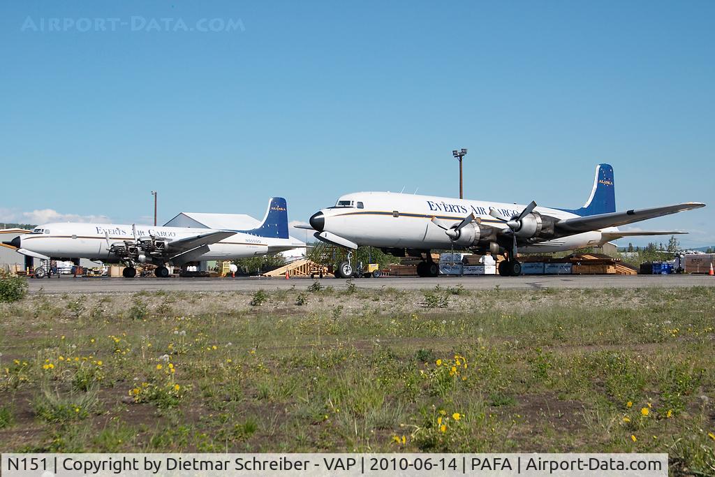 N151, 1958 Douglas DC-6B C/N 45496, Everts Air Cargo DC6