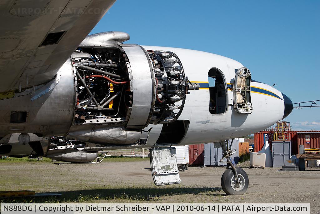 N888DG, 1956 Douglas VC-118A Liftmaster (DC-6A) C/N 44675, Everts Air Cargo DC6