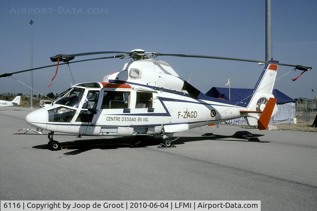 6116, Aerospatiale AS-365N Dauphin 2 C/N 6116, In service with the trials unit Centre d'Essais en Vol.