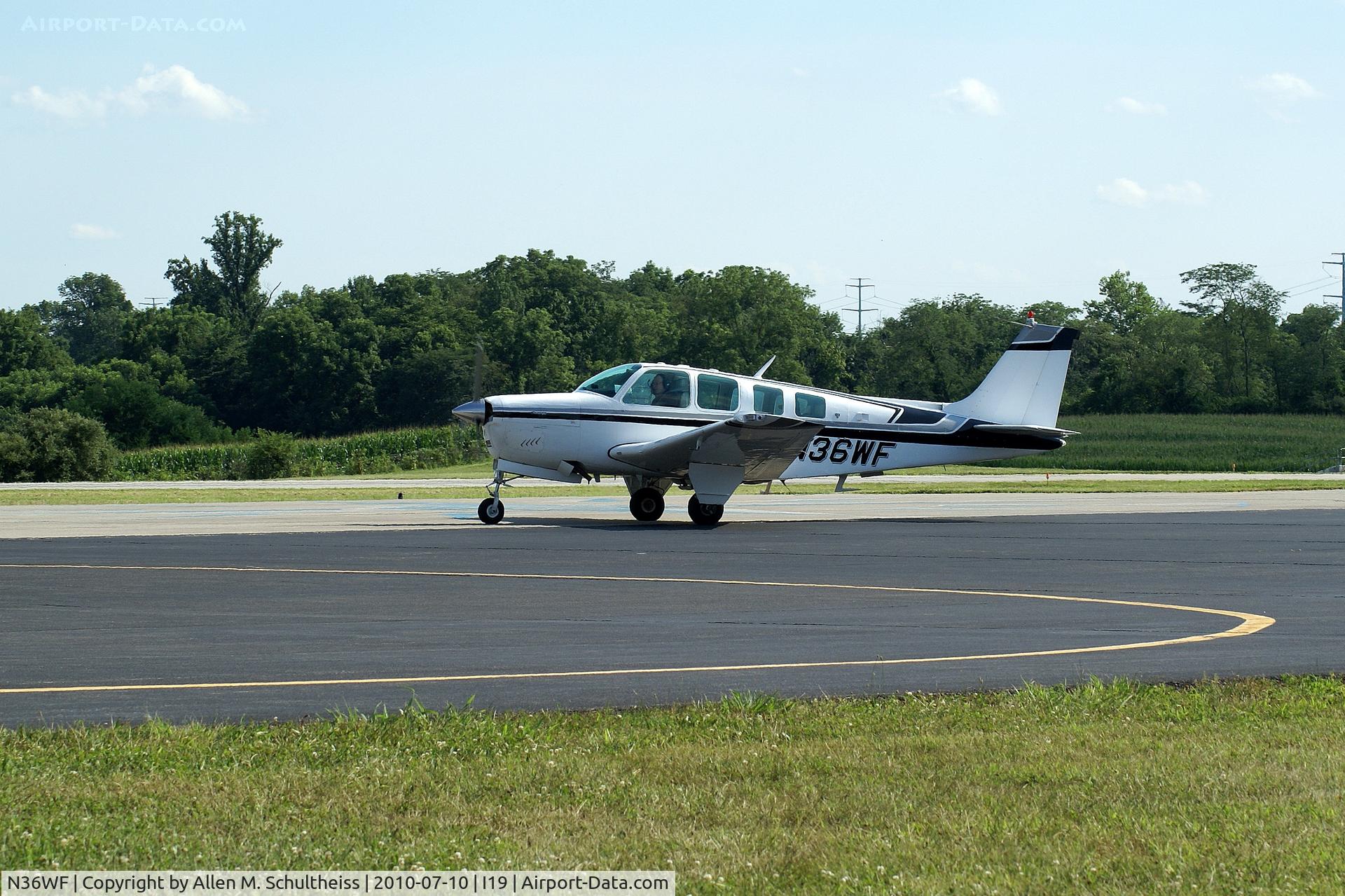N36WF, 1976 Beech A36 Bonanza 36 C/N E-855, 1976 Beech A36
