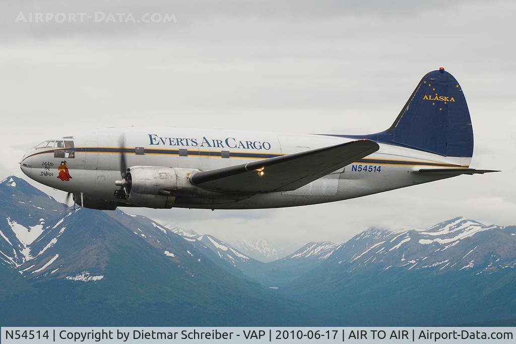 N54514, 1944 Curtiss C-46D-10-CU Commando C/N 33285, Everts Air Cargo C46