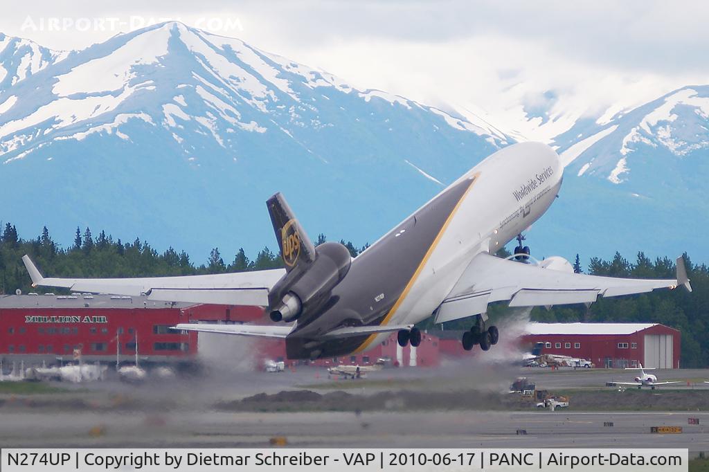 N274UP, 1994 McDonnell Douglas MD-11F C/N 48575, UPS MD11