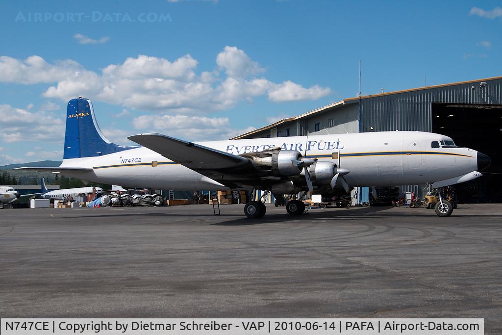 N747CE, 1955 Douglas C-118A Liftmaster (DC-6A) C/N 44661, Everts Air Fuel DC6