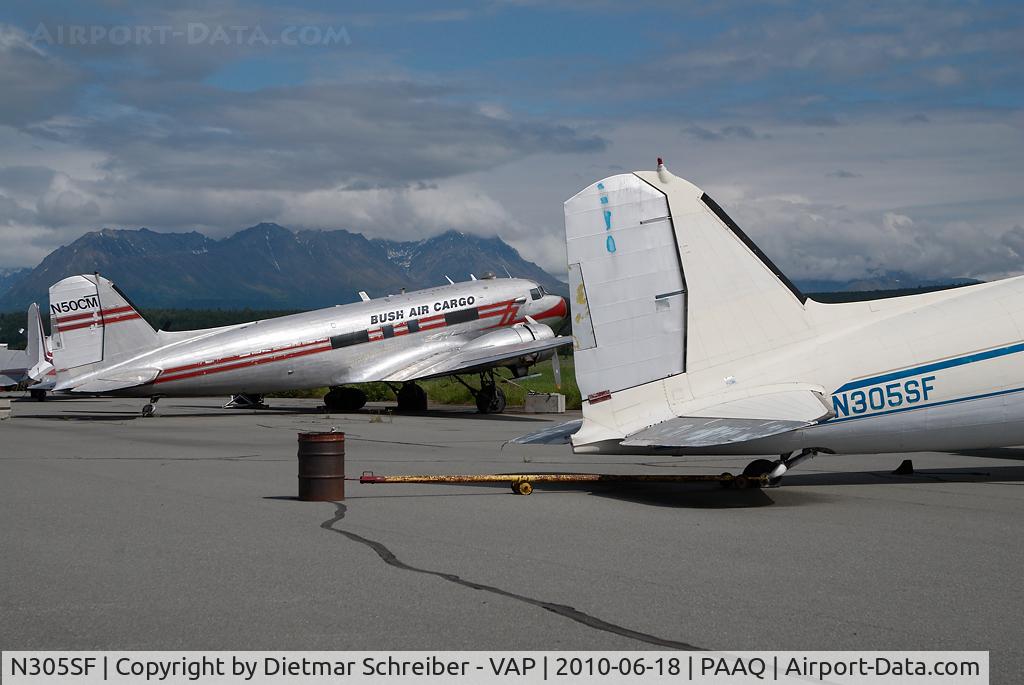 N305SF, 1944 Douglas DC-3C C/N 6208, Bush Air Cargo DC3