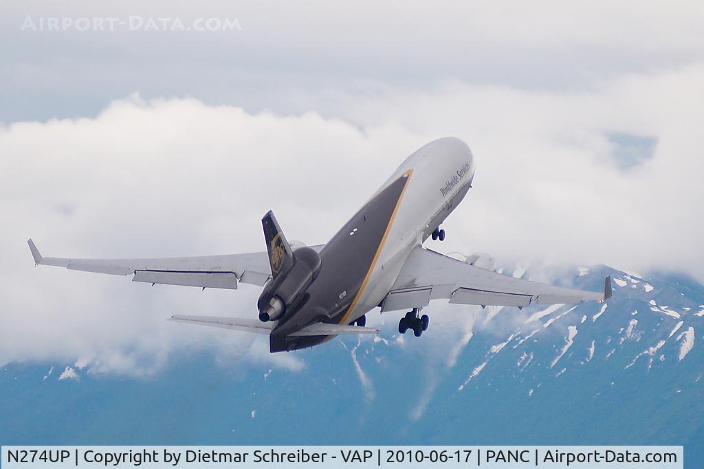 N274UP, 1994 McDonnell Douglas MD-11F C/N 48575, UPS MD11