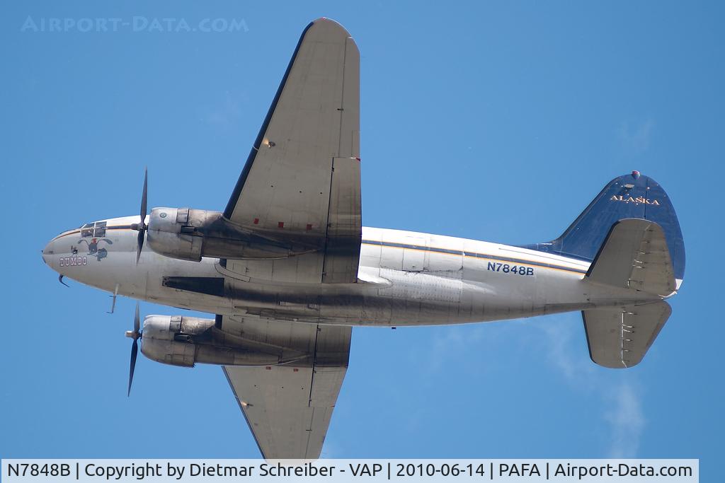 N7848B, 1942 Curtiss C-46R Commando C/N 273, Everts Air Cargo C46