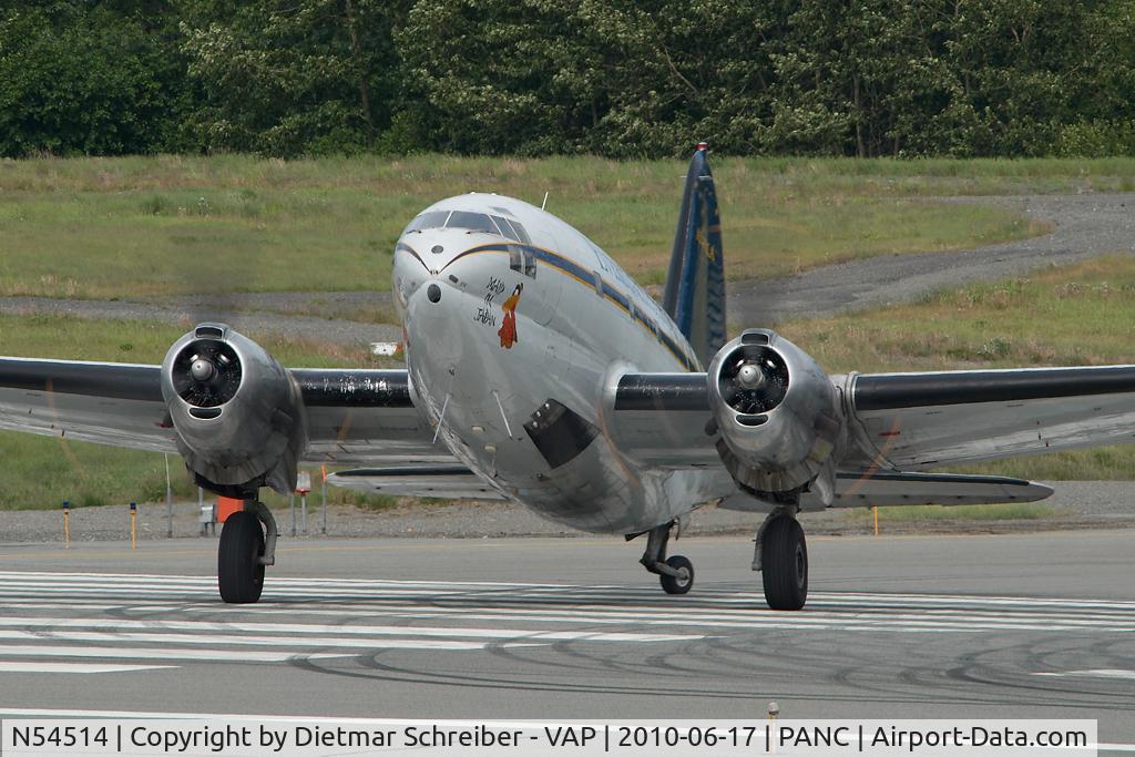 N54514, 1944 Curtiss C-46D-10-CU Commando C/N 33285, Everts Air Cargo C46