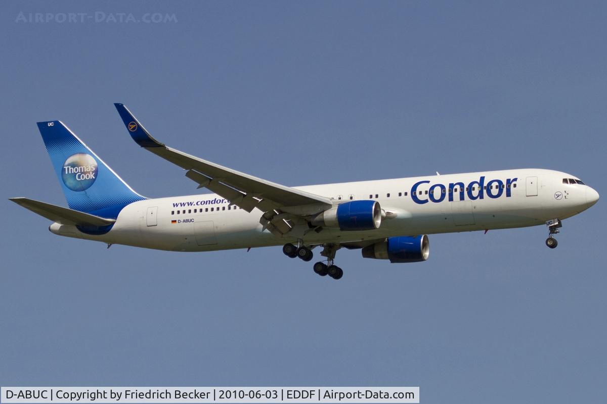 D-ABUC, 1992 Boeing 767-330/ER C/N 26992, short final RW07R